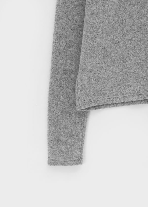 Monchern Fleece U-neck Long-sleeved T-shirt