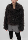 Yoshi High-neck Duffle Fur Jacket