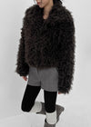 Yoshi High-neck Duffle Fur Jacket