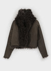 Yoshi High-neck Duffle Fur Jacket