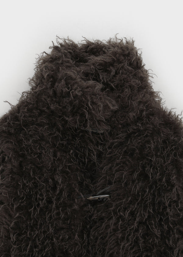 Yoshi High-neck Duffle Fur Jacket