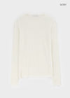 Moteng Basic Round Long Sleeve T-shirt