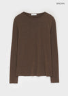 Moteng Basic Round Long Sleeve T-shirt