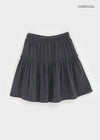 Pending Corduroy Frill Midi Skirt