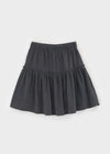 Pending Corduroy Frill Midi Skirt