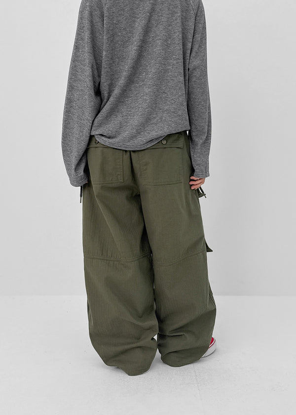 Norel Cargo Balloon Wide Pants