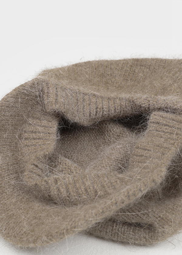 Angel Knit Newsboy Cap Angora 60%
