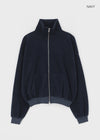 Melo Fleece High Neck Zip-up (Set Available)