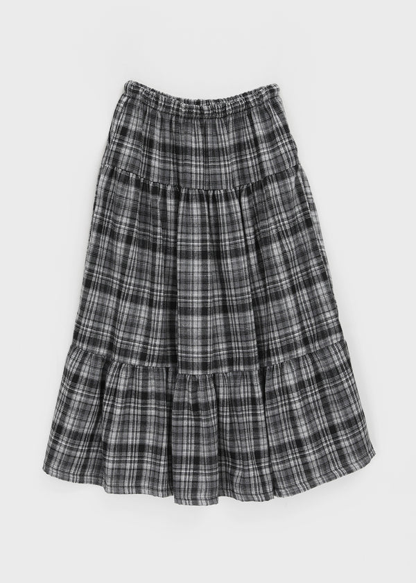 Aor Check Cancan Long Skirt
