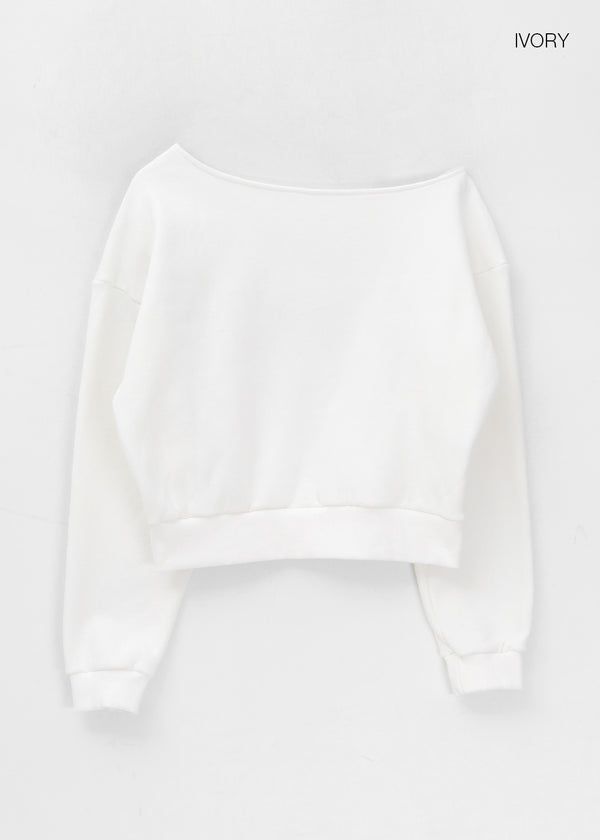 Leb Double-sided Fleece Boatneck Man-to-man