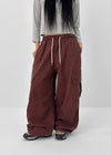 (UNISEX) Ar Cargo Wide String Pants
