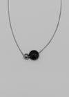 Lake Circle Ball Drop Necklace