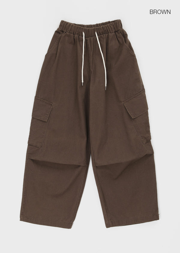 (UNISEX) Ar Cargo Wide String Pants