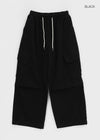 (UNISEX) Ar Cargo Wide String Pants