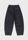 Yellr Non-fade Balloon Wide Denim Pants