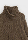 Febular Button Cable Knit