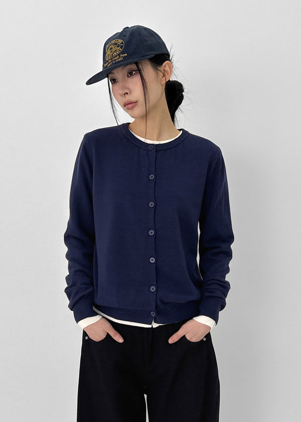 Dayto Round Knit Cardigan