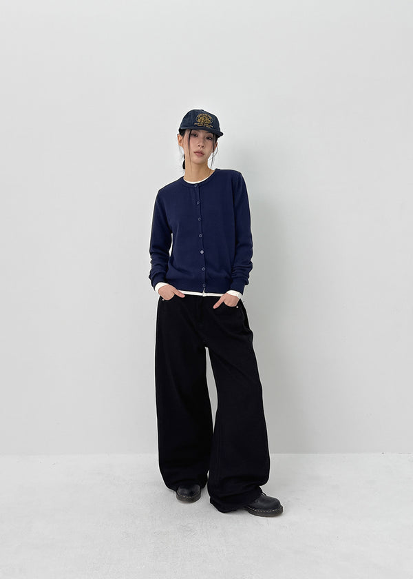 Hansding Bijo Folding Wide Cotton Pants (Fleece Ver.)