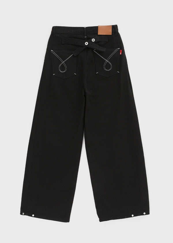 Hansding Bijo Folding Wide Cotton Pants (Fleece Ver.)