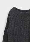 Roye Cable Off-shoulder Wool Knit
