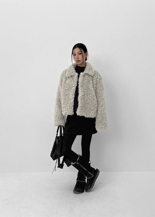 Royche Collar Fur Jacket