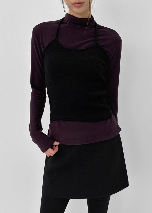 Kuheton Fleece Halter Sleeveless