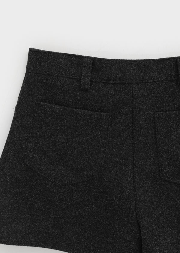 Ladino Rivet Wool Shorts