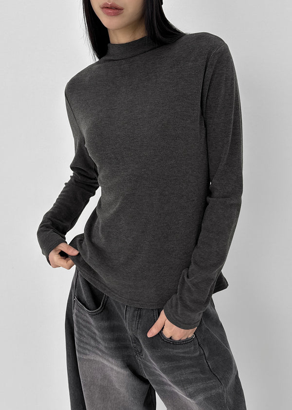 Sorea Outer Fleece Half-neck Long-sleeved T-shirt