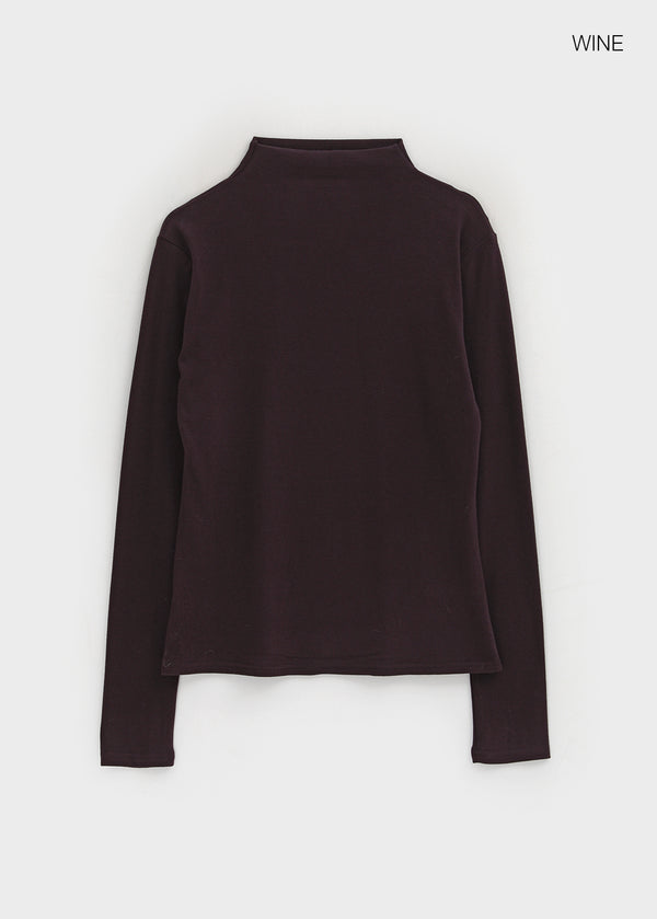 Sorea Outer Fleece Half-neck Long-sleeved T-shirt