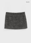 Tomle Low-waist Wool Miniskirt