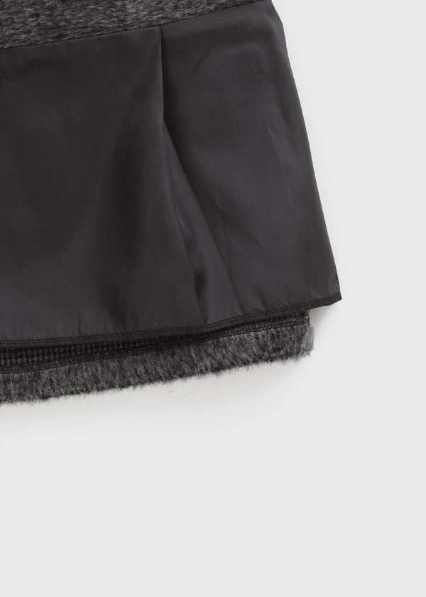 Tomle Low-waist Wool Miniskirt