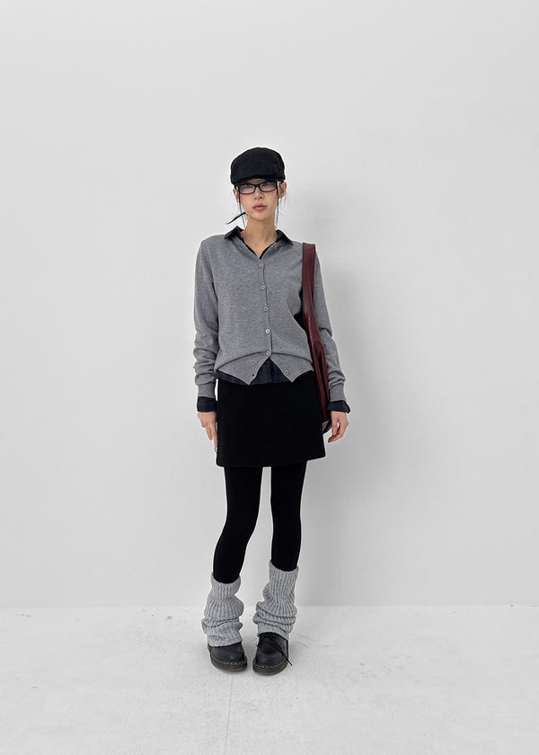 Dayto Round Knit Cardigan