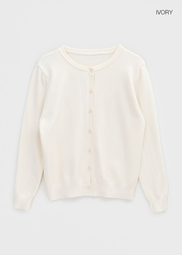 Dayto Round Knit Cardigan