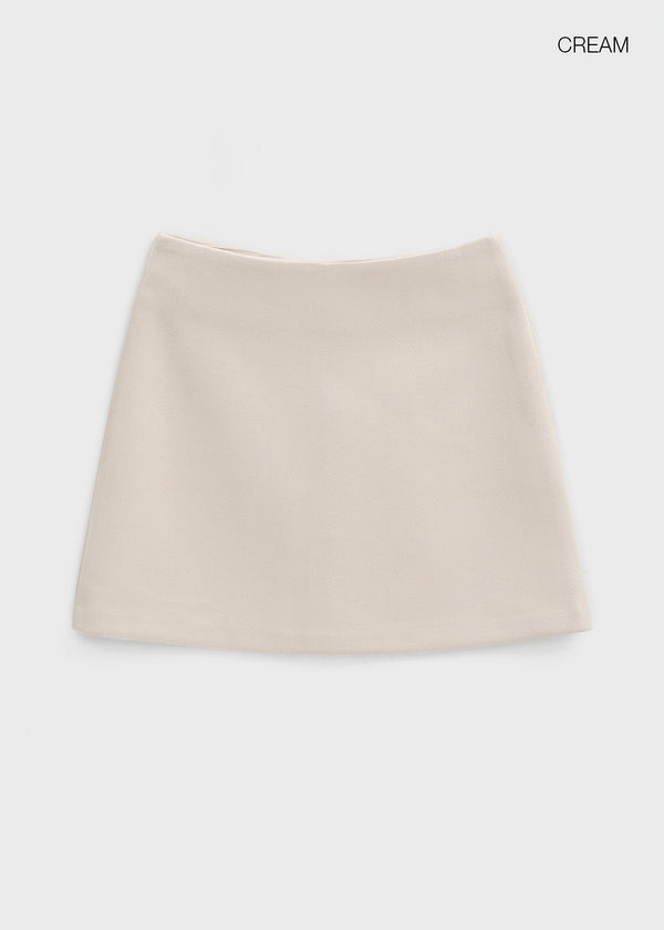 Noev Wool Miniskirt