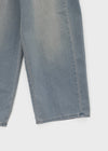 Currenty Washed Cut Fleece Denim Pants