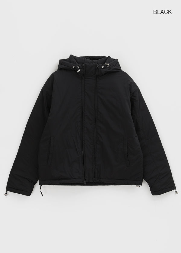 (UNISEX) Carlito Hooded Crop Wellon Padding (4 Oz)