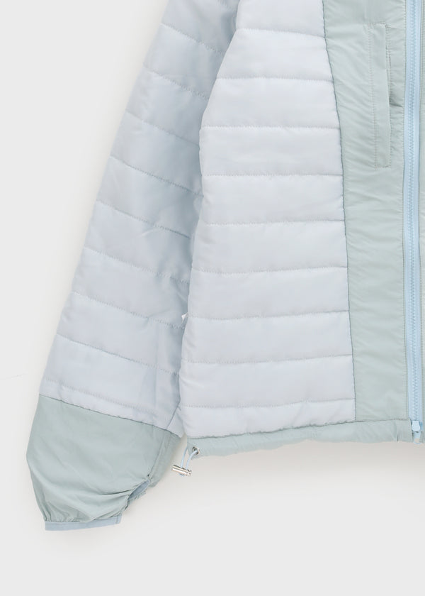 (UNISEX) Carlito Hooded Crop Wellon Padding (4 Oz)