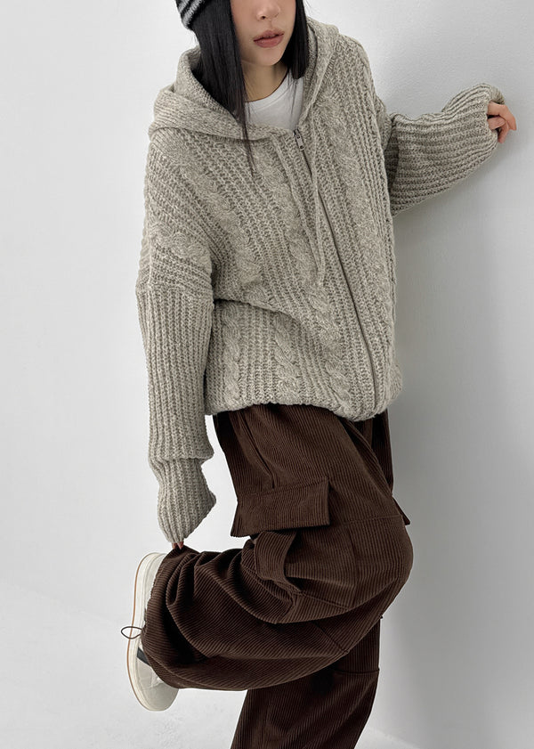 Tetom Corduroy Cargo Banding Pants