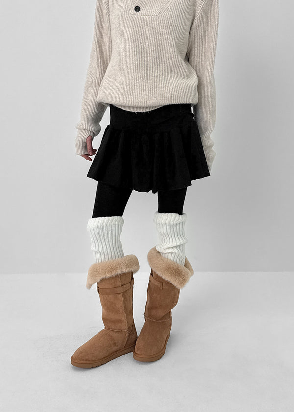 Pomkin Shirring Frill Banding Miniskirt