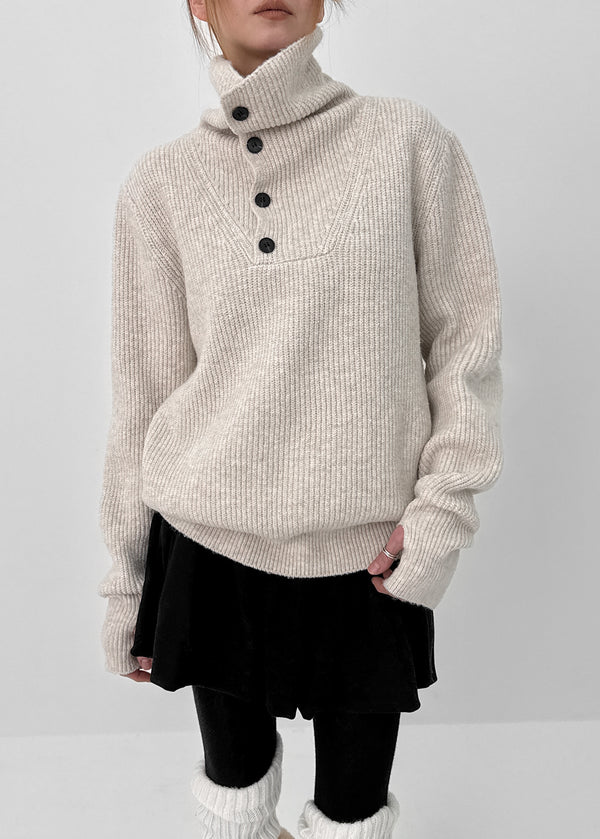 Coltem High Neck Warmer Turtleneckr Knit