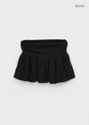 Pomkin Shirring Frill Banding Miniskirt