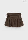 Pomkin Shirring Frill Banding Miniskirt