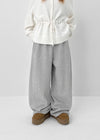Consoel Double-sided Fleece Wide Banding Pants