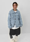 (UNISEX) Mamming Heavy Bocashi Wool Knit Cardigan