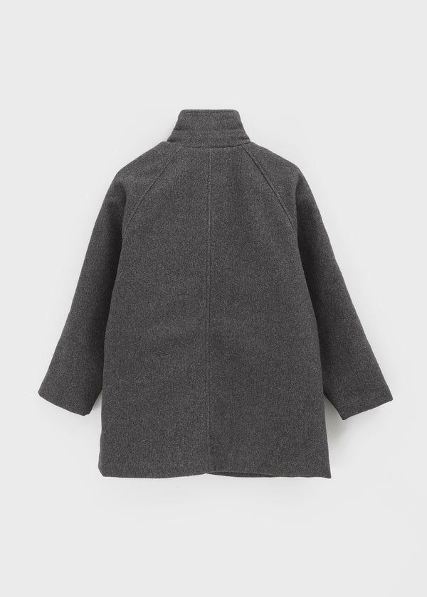 Pudding High Neck Quilted Half Coat (2 Oz)