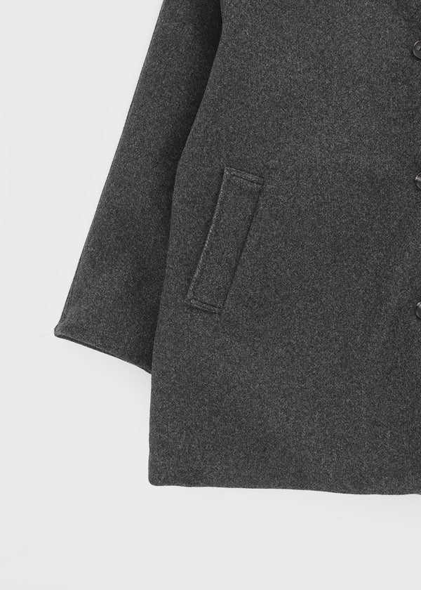 Pudding High Neck Quilted Half Coat (2 Oz)