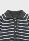 Pell Stripe Collar Knit Cardigan