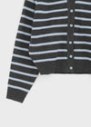 Pell Stripe Collar Knit Cardigan