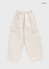 Turning Cut Balloon Wide Fleece Banding Pants