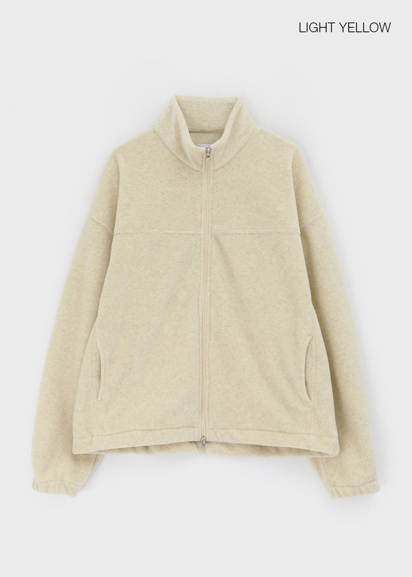 (UNISEX) Devoti Fleece High Neck Two-way Zip-up